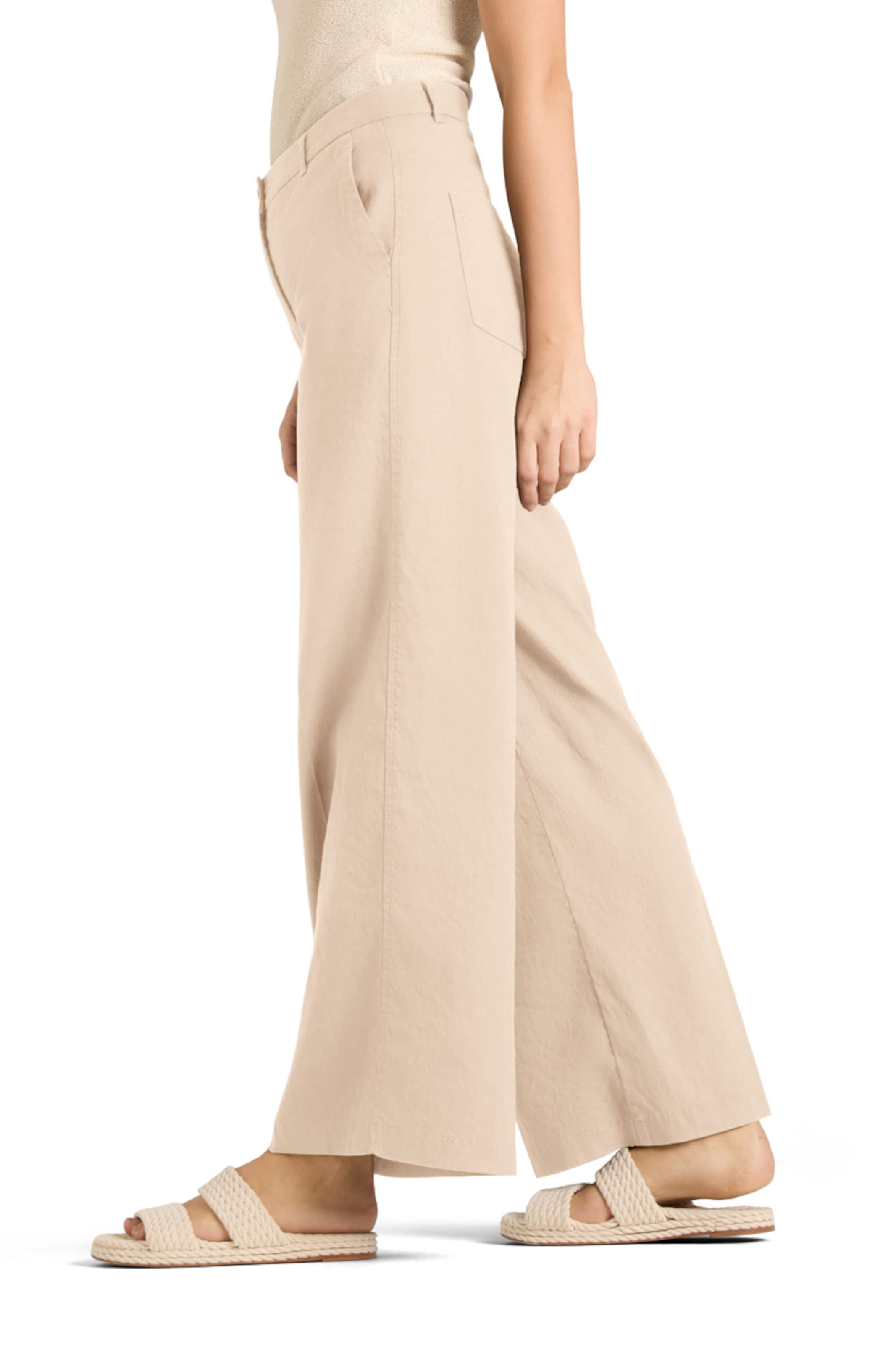 Regular Pantalon 'Adrienne' Cambio en beige