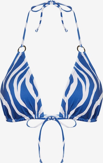 Trendyol Bikini gornji dio u crno plava / bijela, Pregled proizvoda