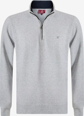 Sweat-shirt Williot en gris : devant