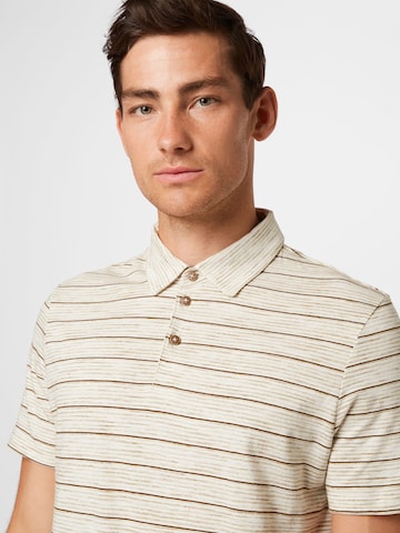 TOM TAILOR Poloshirt in Braun