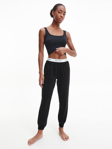 Calvin Klein Underwear Spodnie od piżamy w kolorze czarny