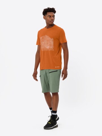 VAUDE Performance shirt 'Tekoa' in Orange