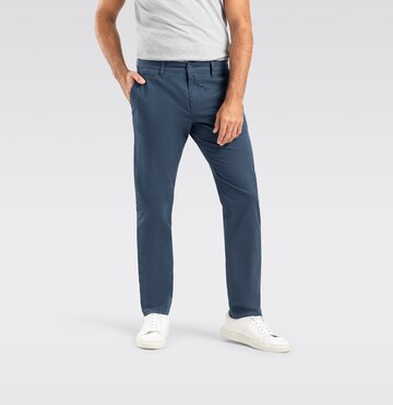 MAC Slimfit Chinohose in Blau: Vorderseite