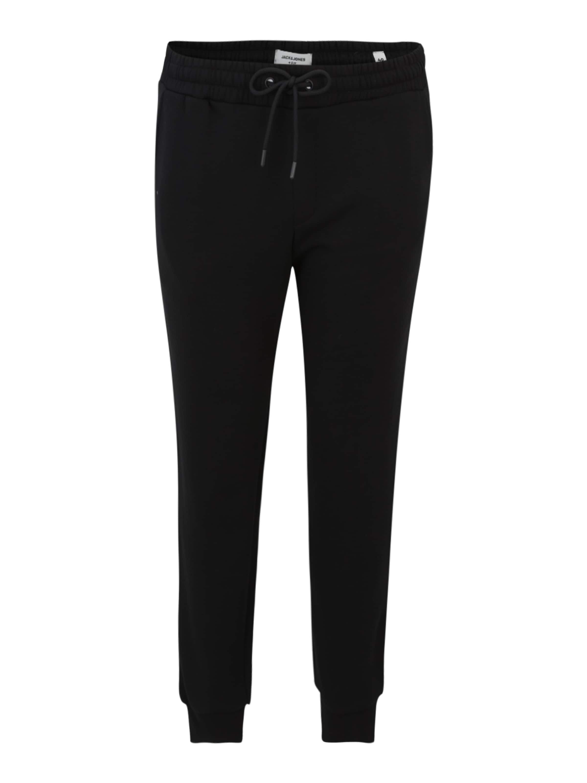 Jack & Jones Plus Zúžený strih Nohavice 'JPSTGordon JJBradley' - Čierna: predná strana