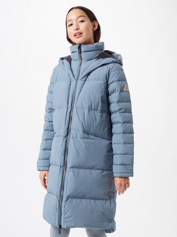 Manteau d’hiver 'Maiana' PYRENEX en bleu : devant