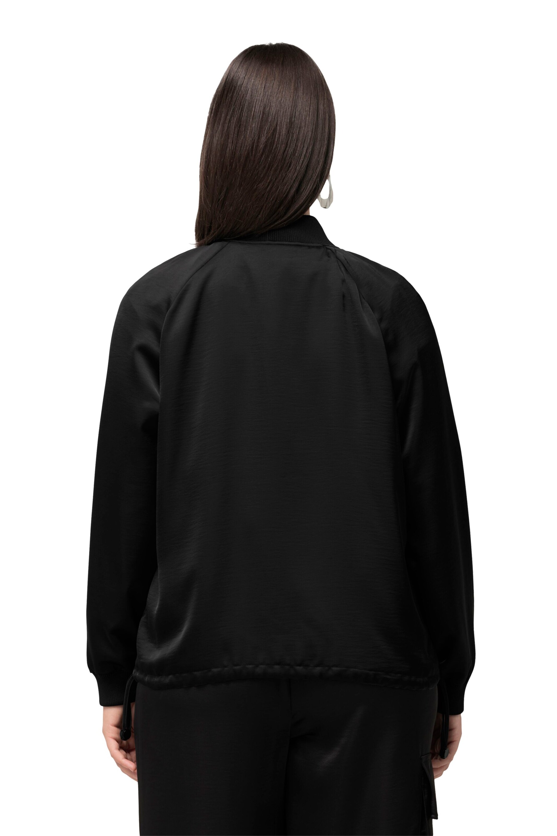 Ulla Popken Übergangsjacke in Schwarz