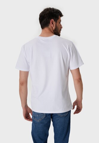 Oldskull Shirt 'Wrldvibe Palmtee' in White