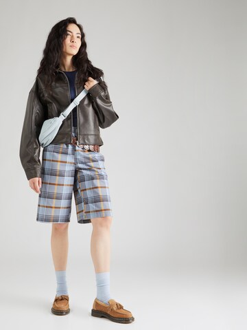 TOPSHOP Regular Trousers in Blue