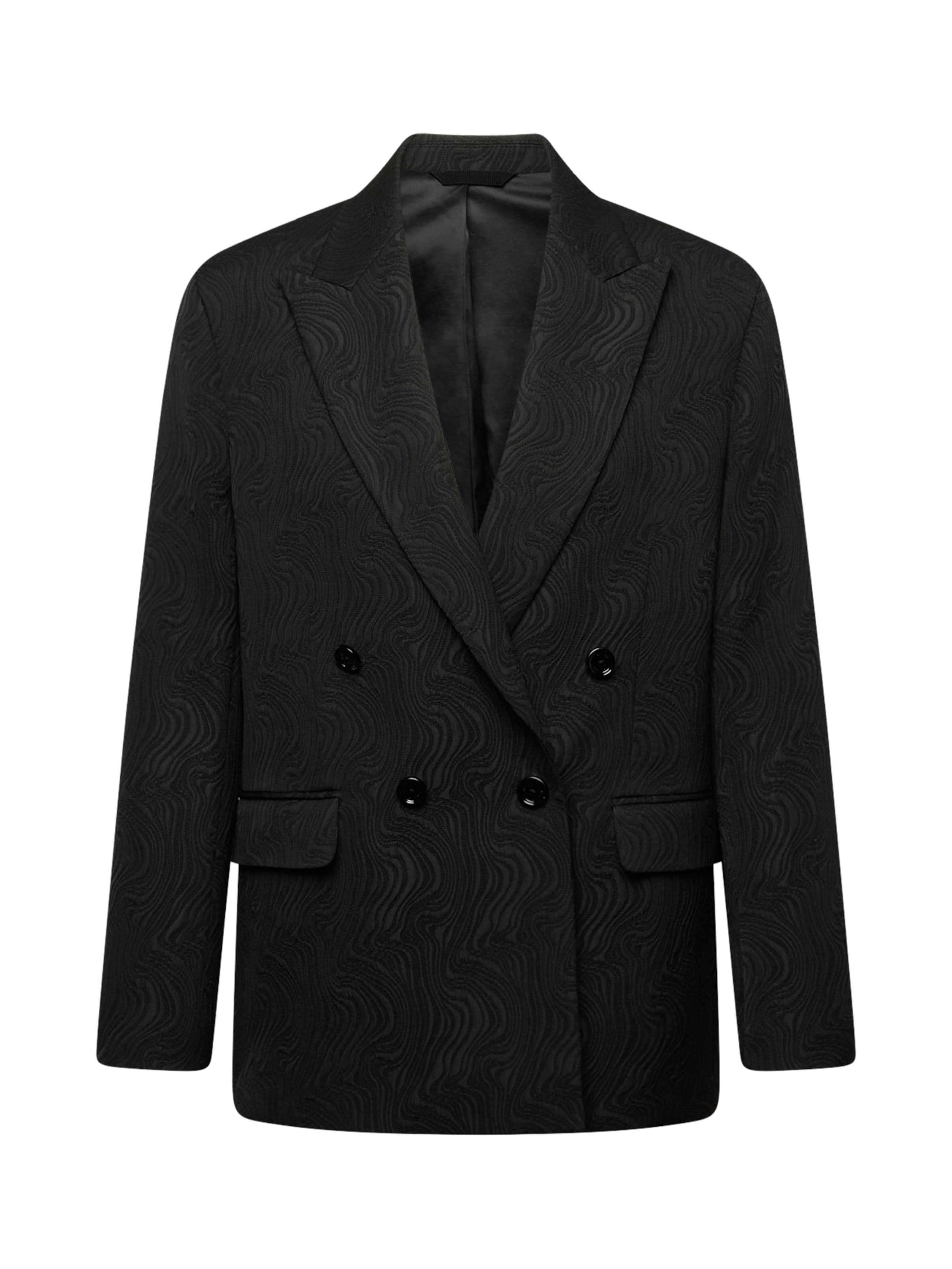 Coupe regular Veste de costume 'David' J.Lindeberg en noir : devant