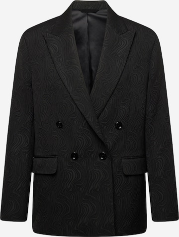 Coupe regular Veste de costume 'David' J.Lindeberg en noir : devant