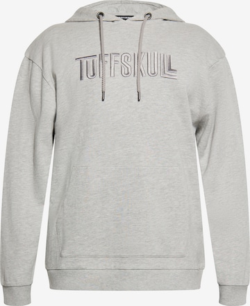 Sweat-shirt TUFFSKULL en gris : devant