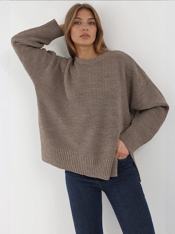 Hiccup - Pullover oversized em castanho
