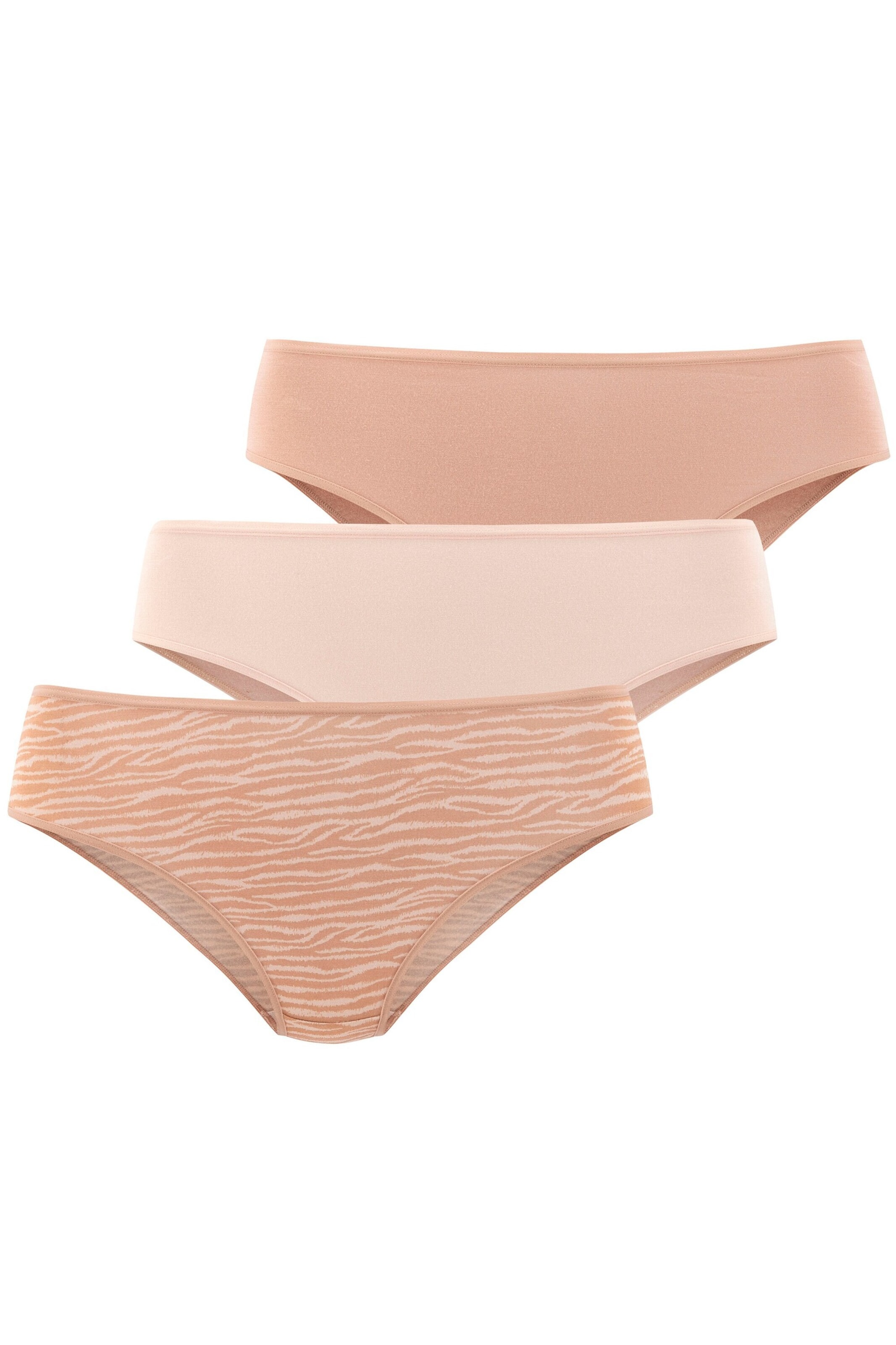 LASCANA Трусы-слипы в Бежевый: спереди