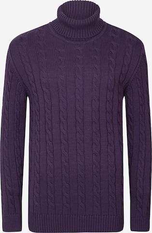 Pull-over Felix Hardy en violet : devant
