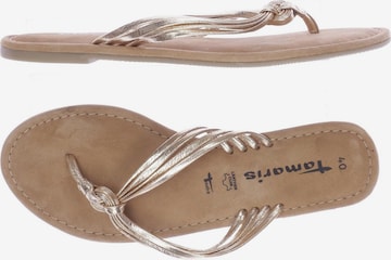 TAMARIS Sandals & High-Heeled Sandals in 40 in Gold: front