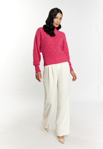 Pullover 'Caneva' di faina in rosa