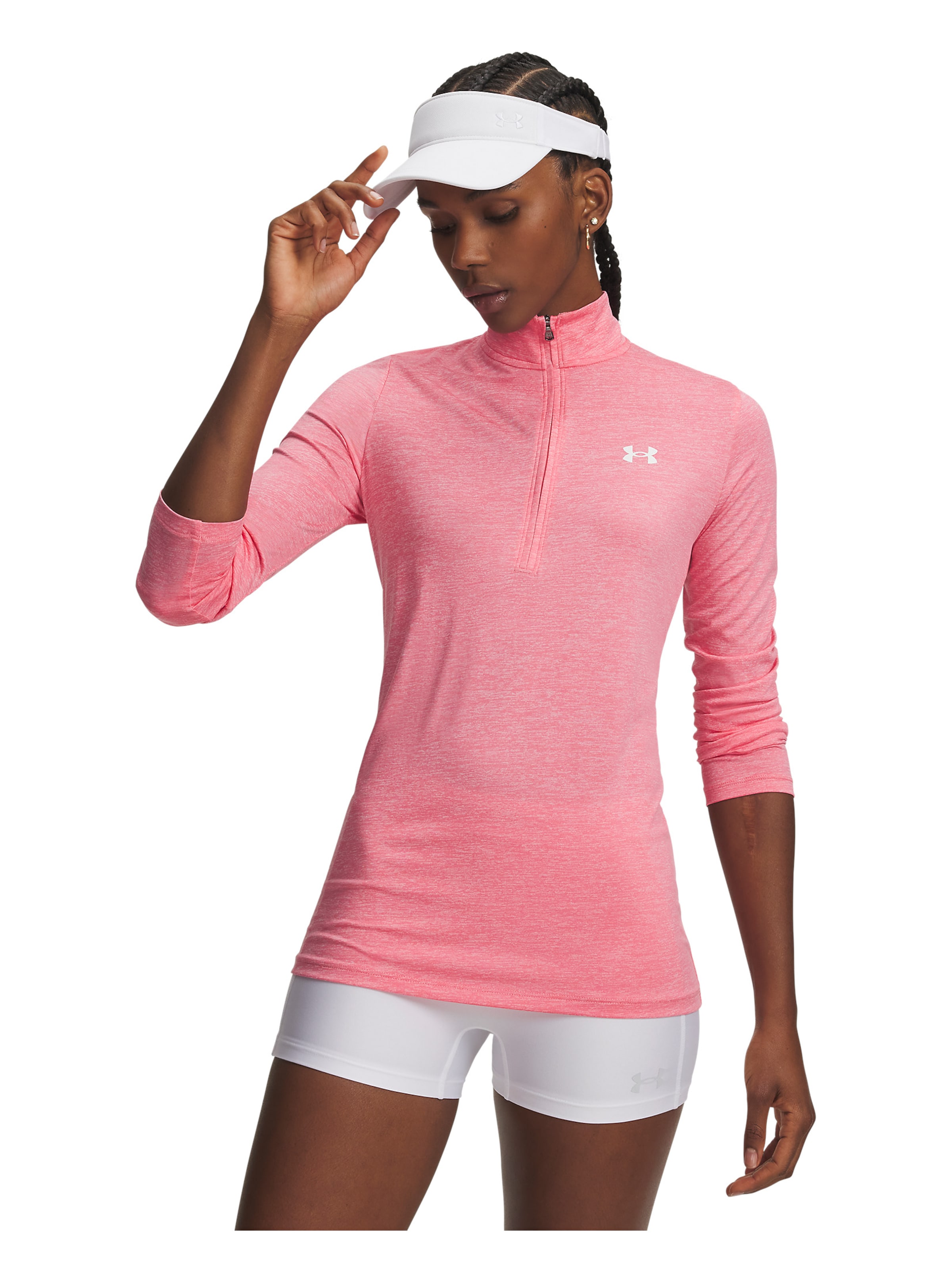 UNDER ARMOUR Functioneel shirt 'Twist' in Roze: voorkant