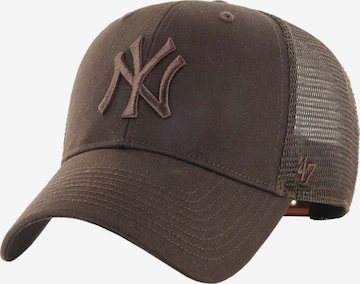 Casquette '47 Brand MLB New York Yankees Branson Cap' 47 en marron : devant