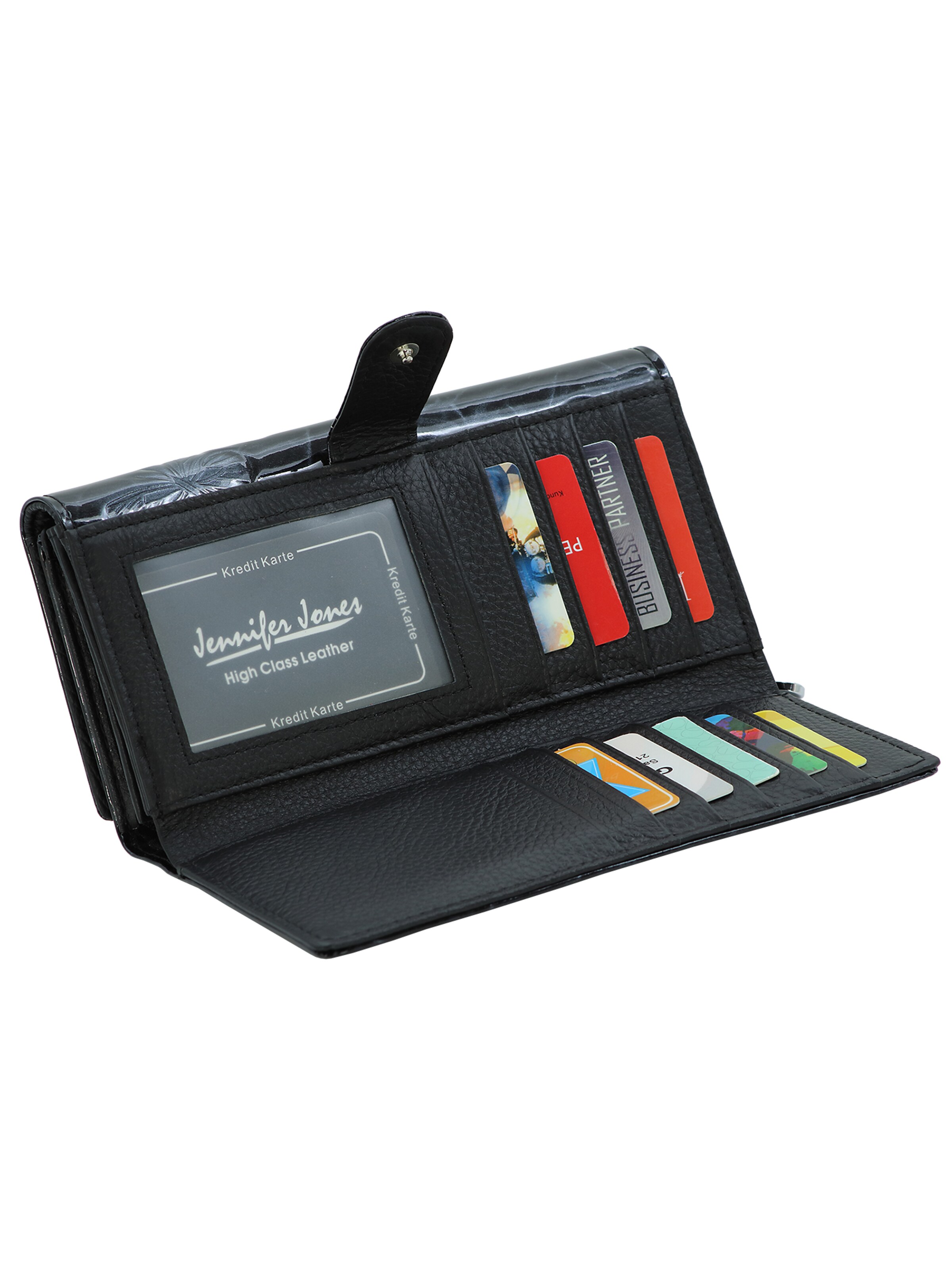 Jennifer Jones Wallet in Black