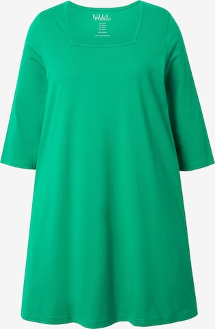 T-shirt Ulla Popken en vert : devant