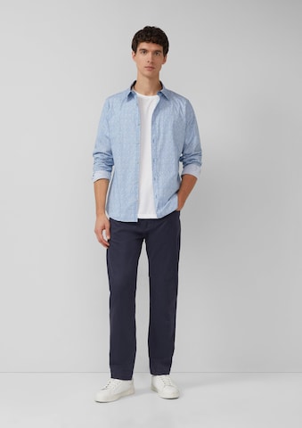 Coupe slim Chemise s.Oliver en bleu