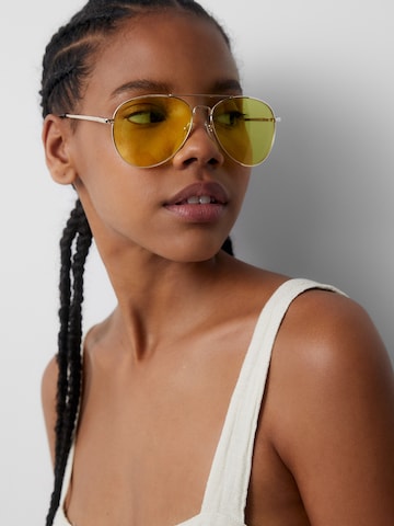 Pull&BearSunčane naočale - žuta boja