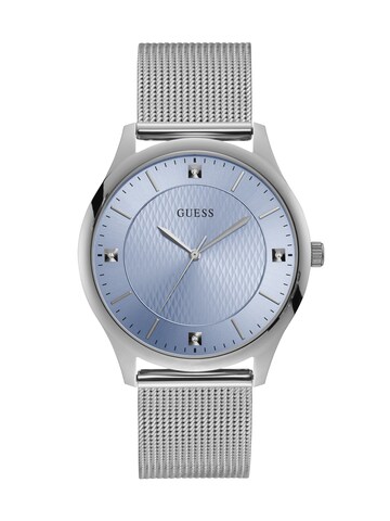 GUESS Analoog horloge 'Riley' in Blauw: voorkant