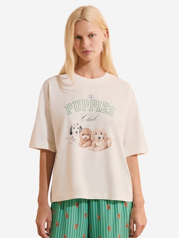 Camicia da notte 'Riley' di ETAM in beige: frontale