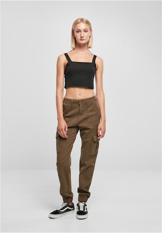 Effilé Pantalon cargo Urban Classics en vert