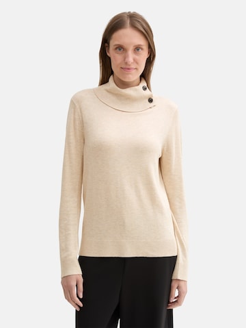 TOM TAILOR Pullover in Beige: Vorderseite