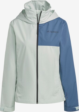 ADIDAS TERREX Outdoorjas in Groen: voorkant