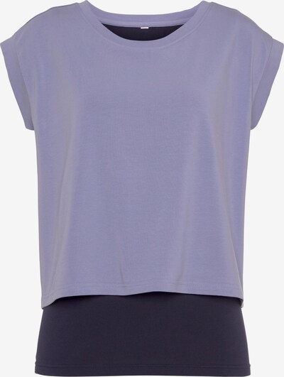 LASCANA ACTIVE Sporta krekls, krāsa - lillā / lavandas / melns, Preces skats