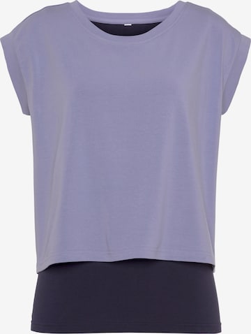LASCANA ACTIVE - Camisa funcionais em roxo: frente