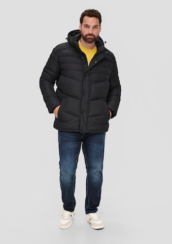 s.Oliver Men Big Sizes Winterjacke in Schwarz