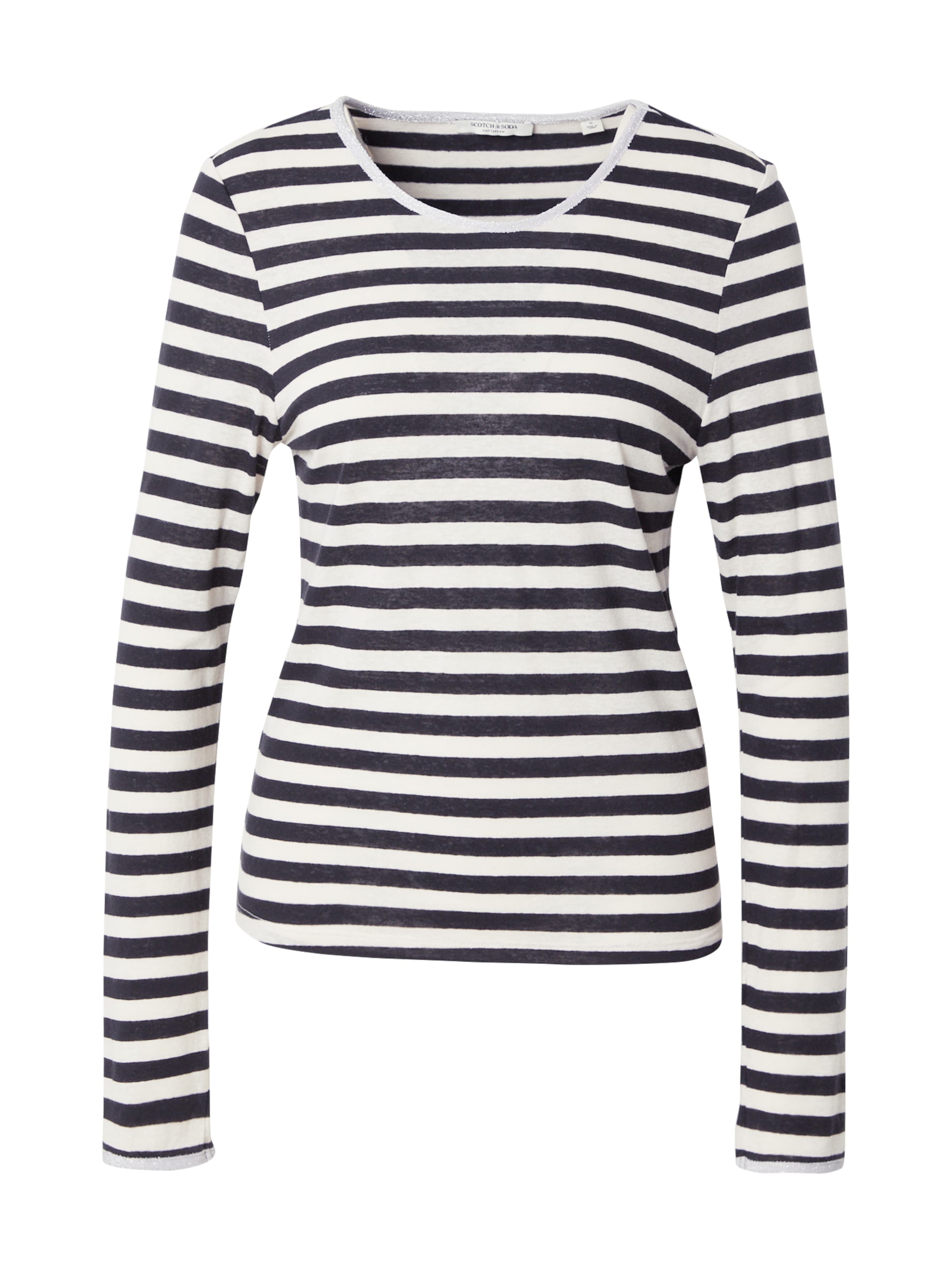 SCOTCH & SODA T-shirt i svart: framsida