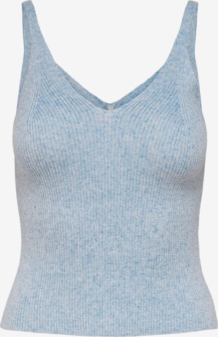 ONLY Gebreide top 'Lina' in Blauw: voorkant