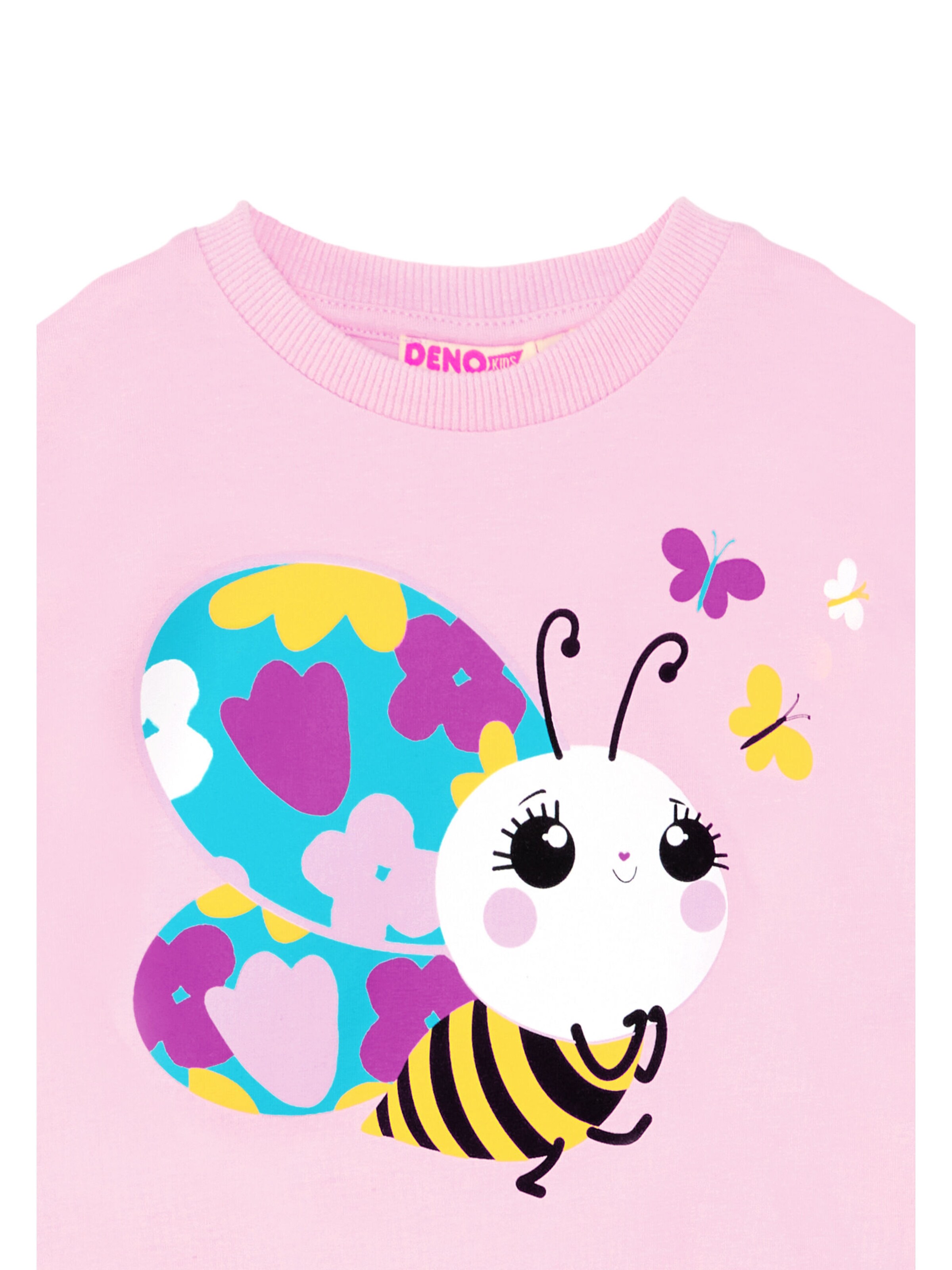 Denokids Tracksuit 'Little Bee' in Pink