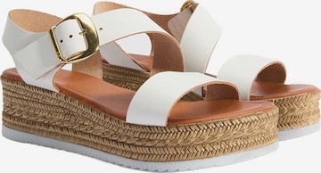 Desa Sandals 'Sandalen' in White: front