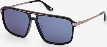 Lunettes de soleil BMW en noir : devant