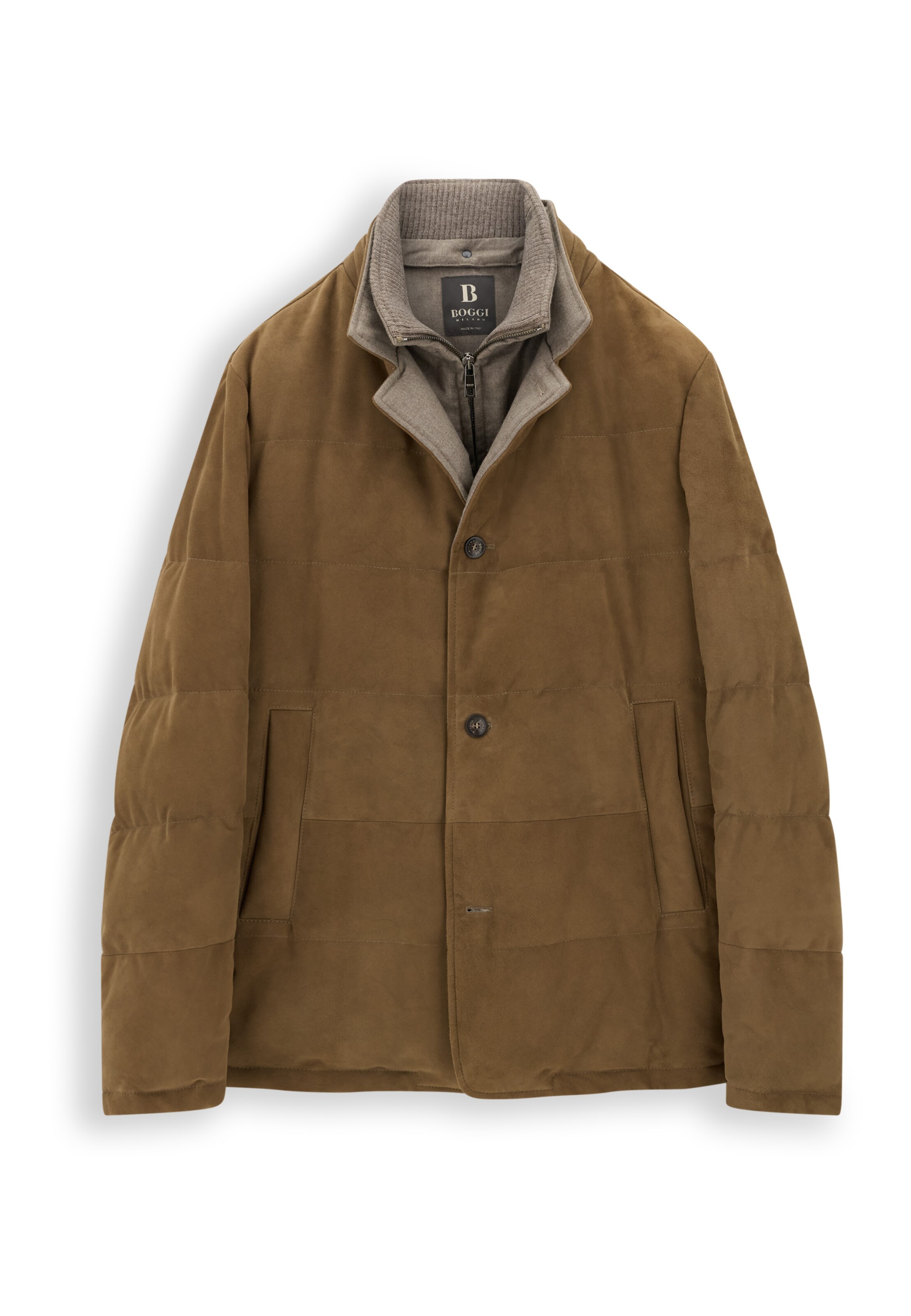 Boggi Milano Between-season jacket in S in Camel, Item view