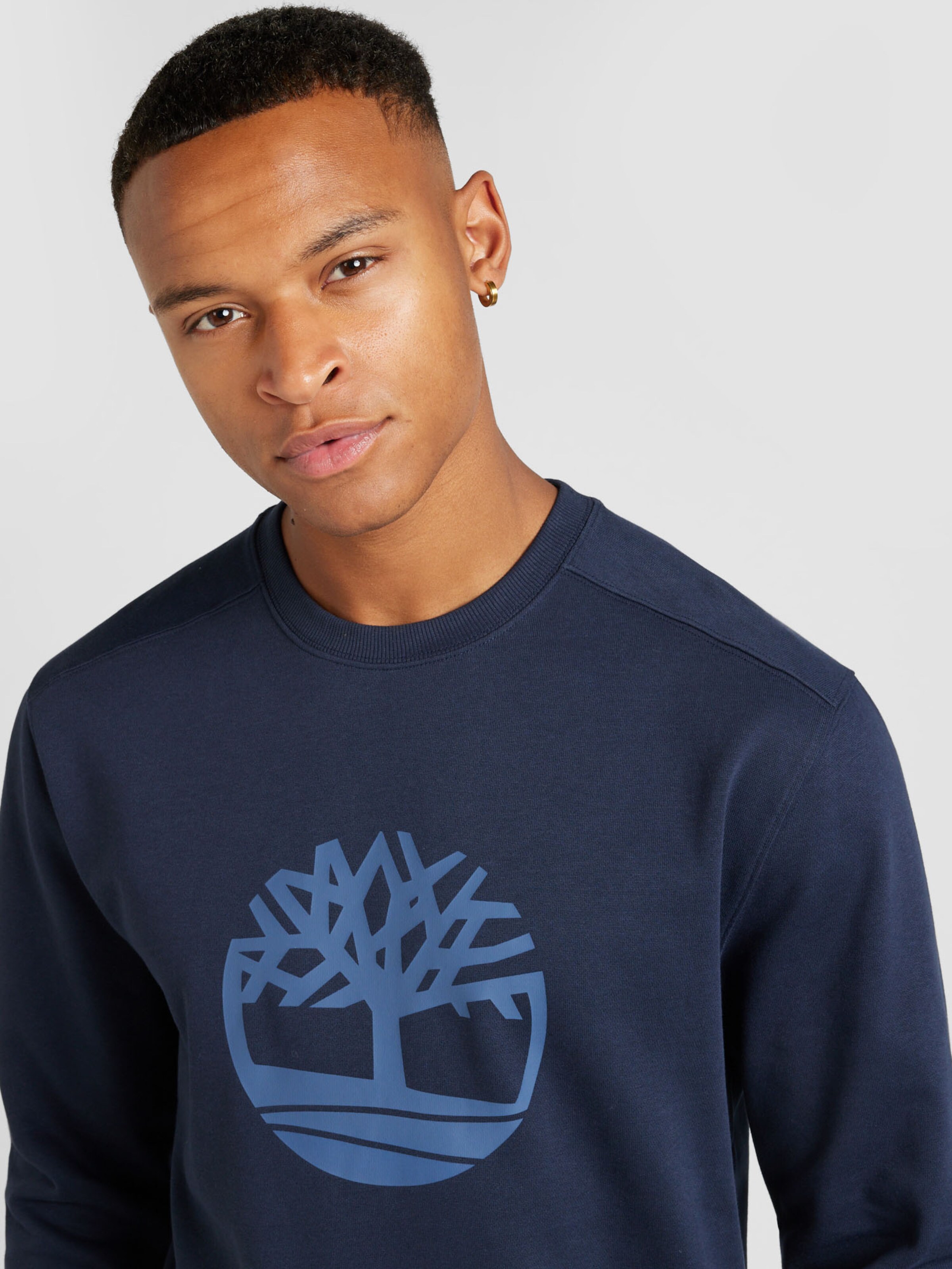 TIMBERLAND Sweatshirt in Marine Blue Sapphire ABOUT YOU