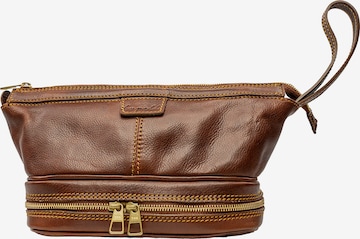 bupell Kulturtasche 'Luca' in Braun: Vorderseite