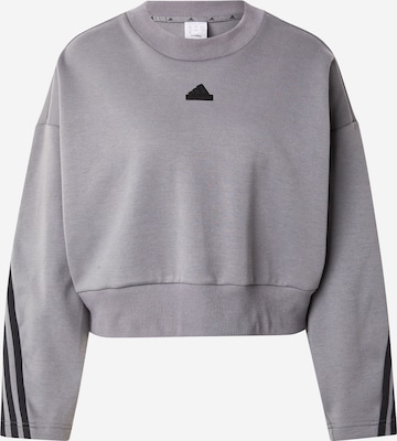 ADIDAS SPORTSWEAR Urheilullinen collegepaita 'Future Icons 3S' värissä harmaa: etupuoli