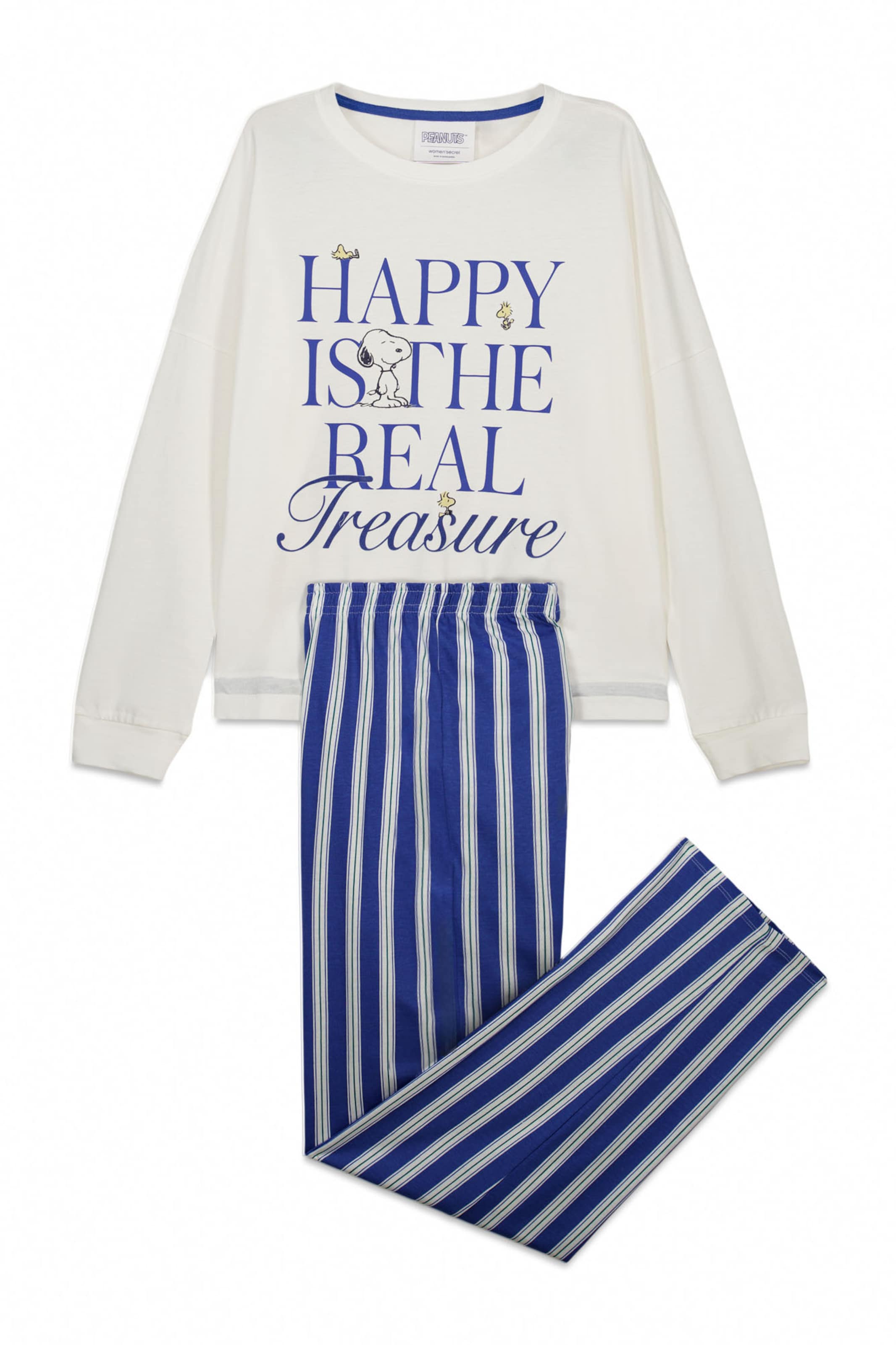 Women' Secret Pyjama in Wit: voorkant