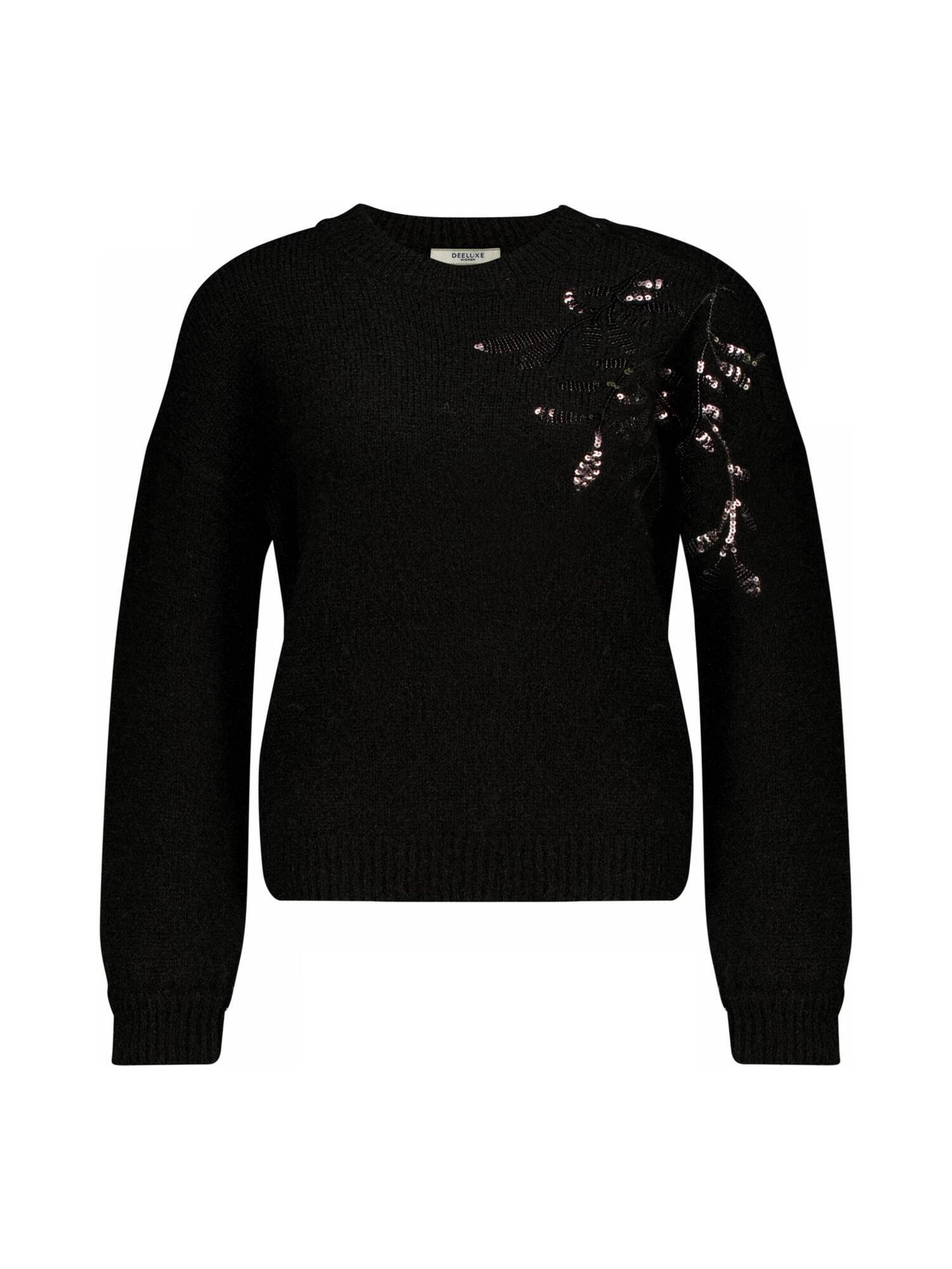 Pull-over 'Nadita' Deeluxe en noir : devant