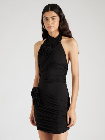 Misspap - Vestido en negro: frente