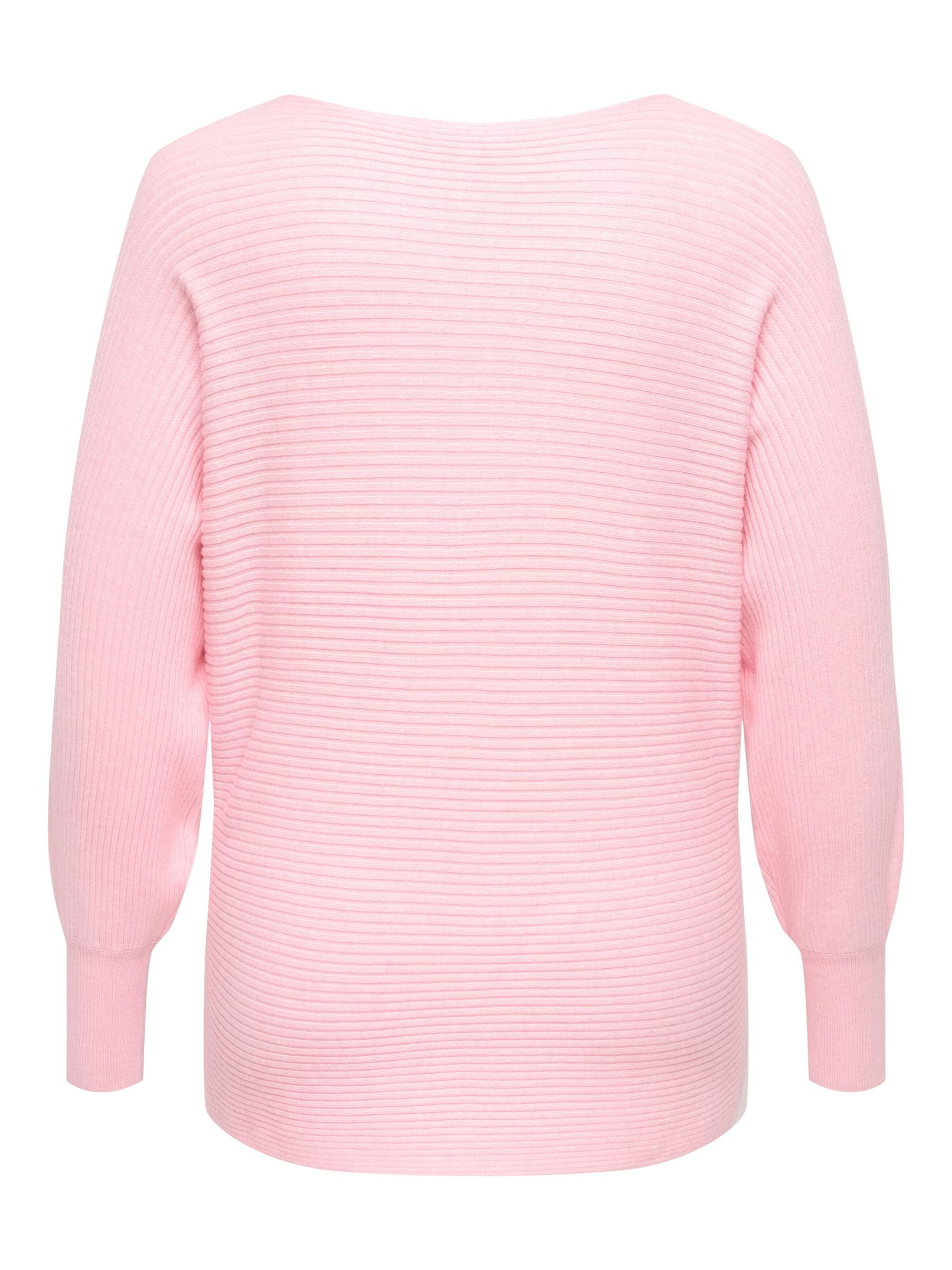 ONLY Carmakoma Sweater 'CARNew Adaline' in Pink