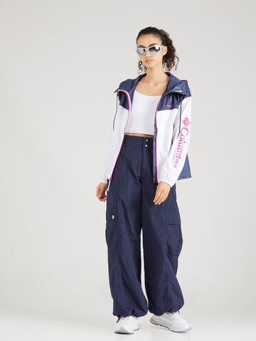COLUMBIA - Casaco outdoor 'Flash Challenger' em branco