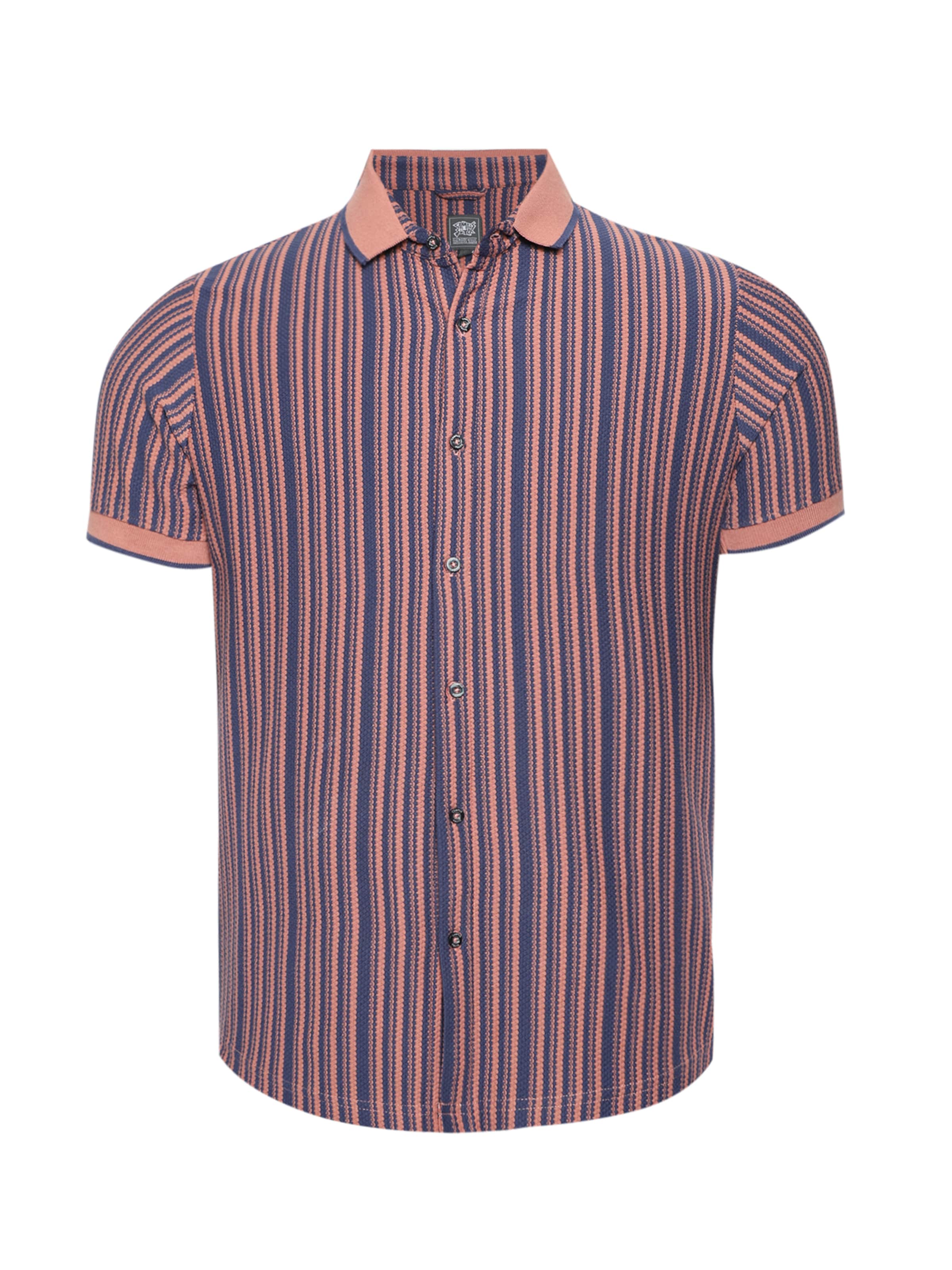 Regular fit Camicia 'Vincent' di Campus Sutra in rosa: frontale