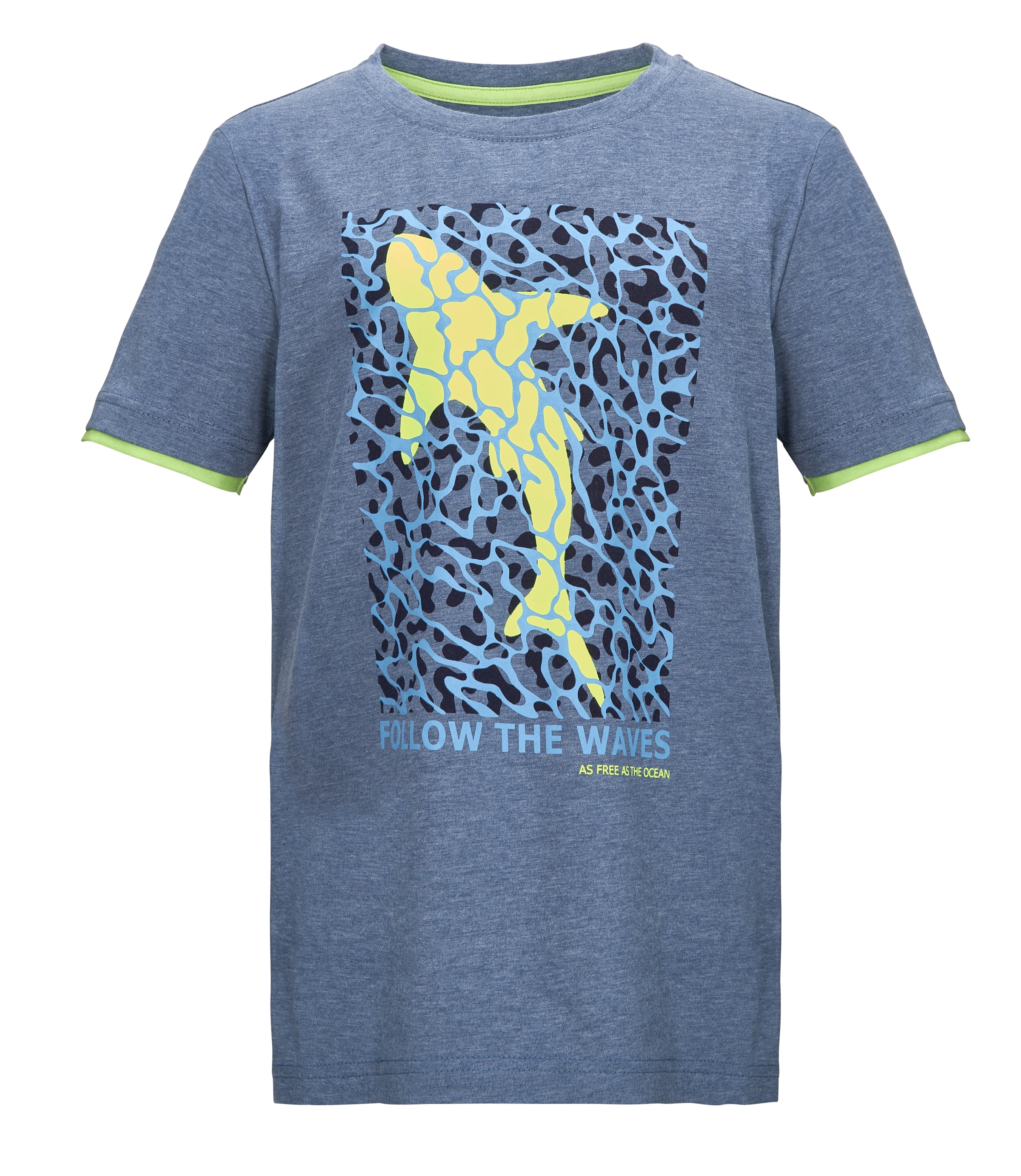 KILLTEC Performance Shirt in Blue: front